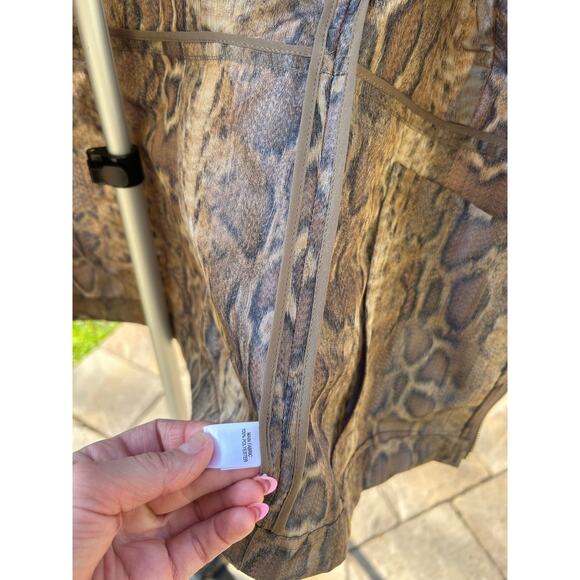 ST. JOHN YELLOW LABEL Snake Print Zip Jacket - Petite P - Picture 5 of 5